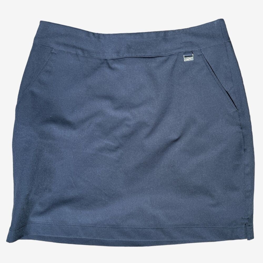 Greg Norman Navy Blue Golf Skort Performance Athletic Tennis Skirt Pockets 2